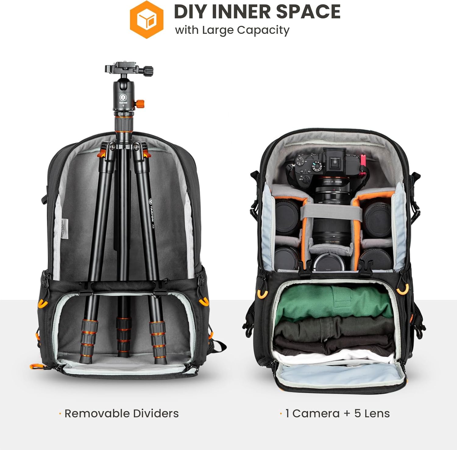 Thumbnail 4 de TARION 15L Camera Backpack with 15.6" Laptop