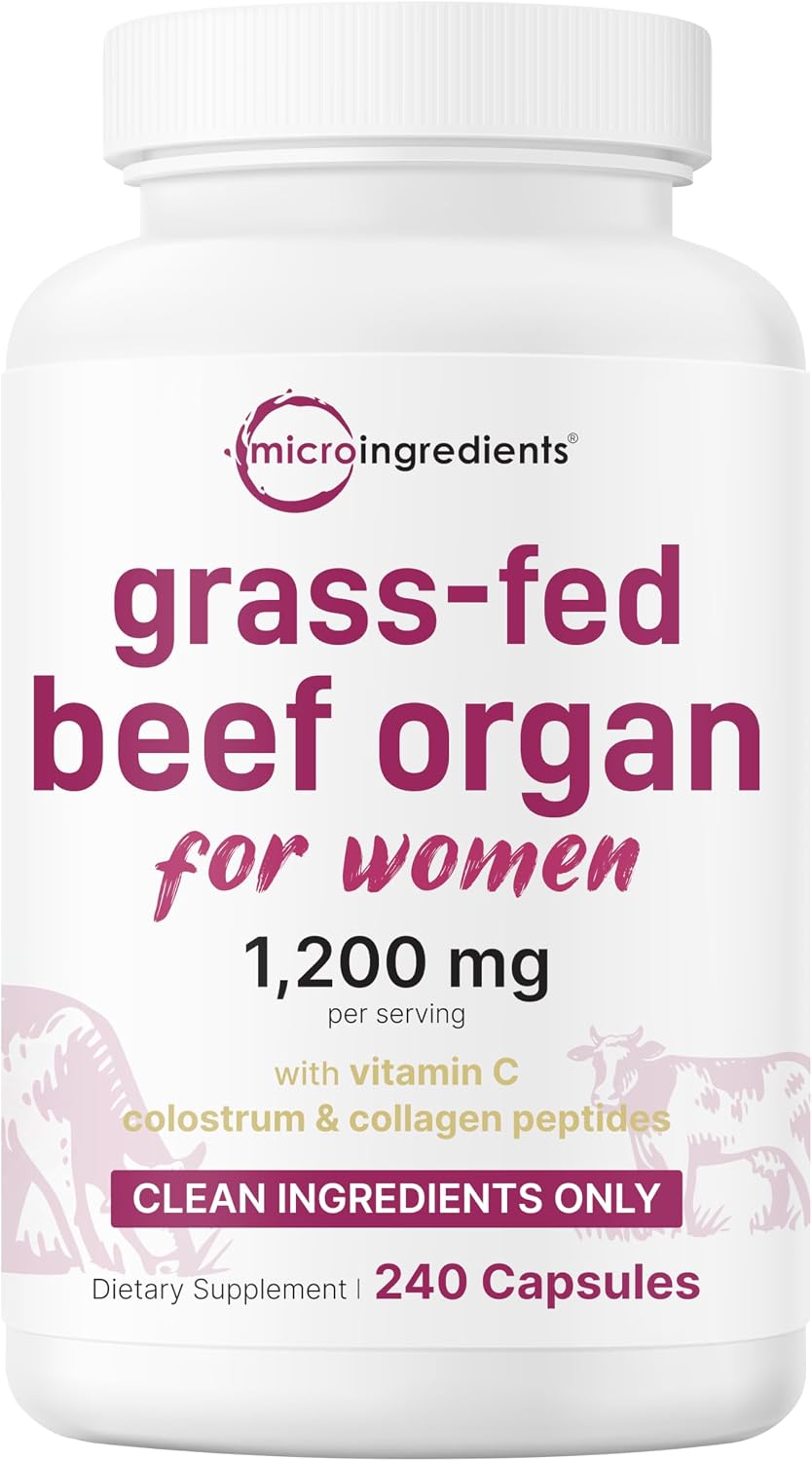 Detalle de Micro Ingredients Beef Organ Supplement, 240 Capsules