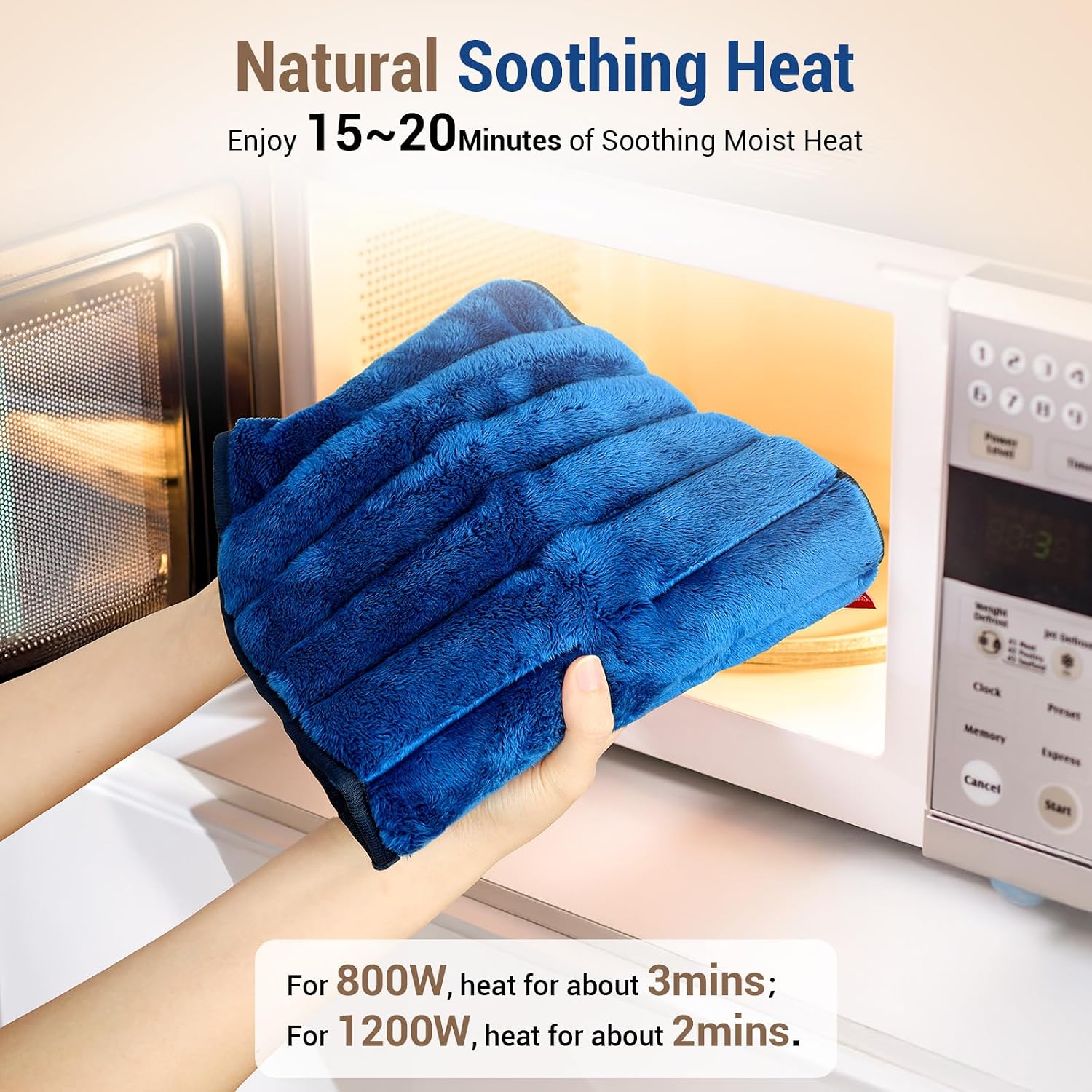 Detalle 1 de Comfytemp 9x47inch Microwavable Heating Pad 2.5LB