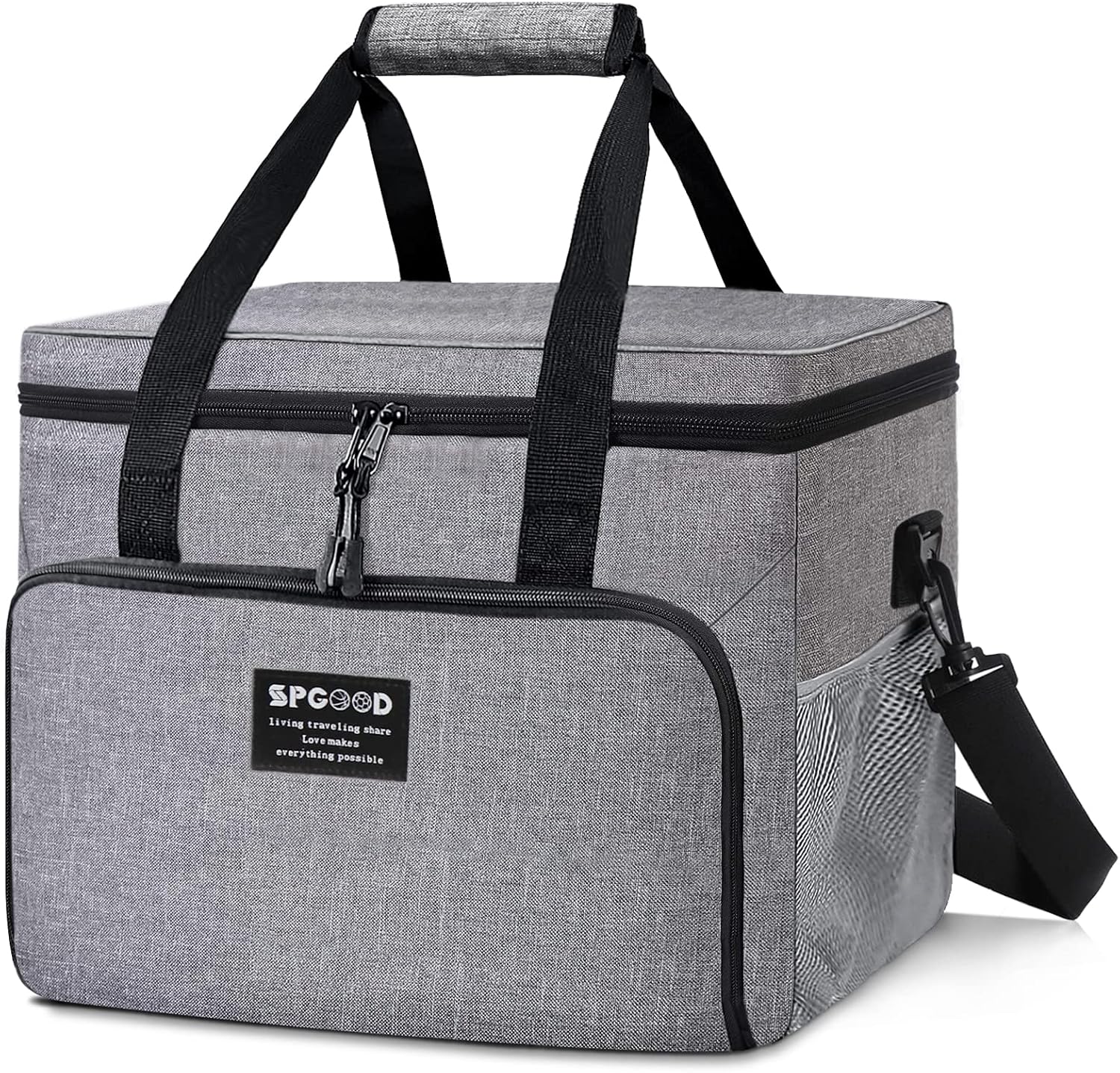 SPGOOD Kühltasche 40L – isoliert, faltbar, vielseitig für Picknick, Strand und Camping