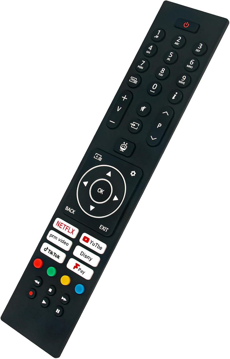 Detalle 2 de VINABTY Replacement TV Remote Control for Panasonic RC45137T and compatible Smart Full HD LCD TVs