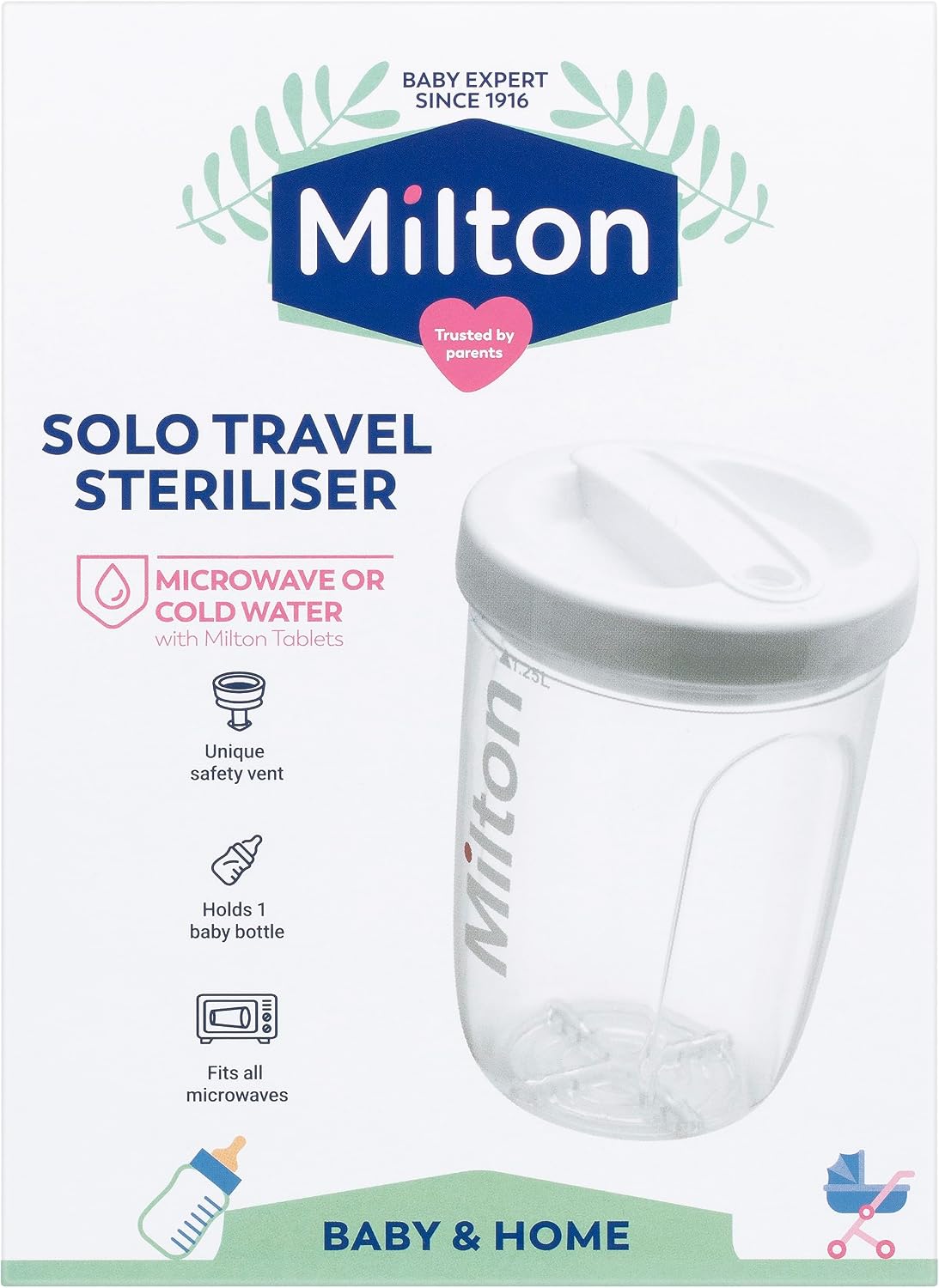 Thumbnail 1 de Milton Solo Travel Steriliser 2 in 1