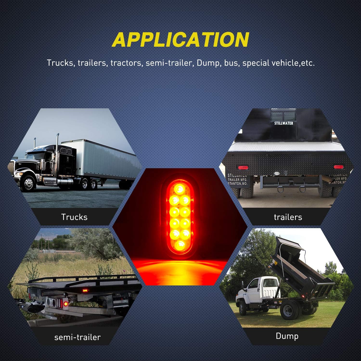 Thumbnail 6 de Nilight TL-01 6" Oval LED Tail Light