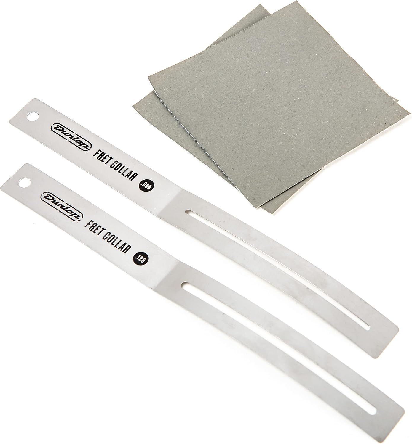 Thumbnail 1 de Jim Dunlop DGT05 Fret Collars Kit System 65 för gitarr, silver