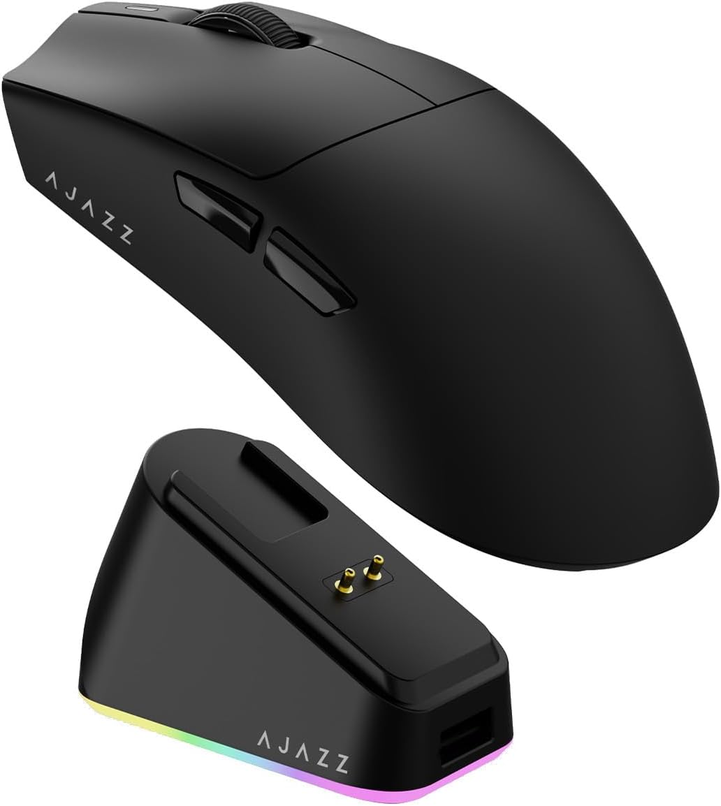 Detalle de AJAZZ AJ139P V3 MC Wireless Gaming Mouse – Vielseitige Tri-Mode-Maus mit PAW3311 Sensor
