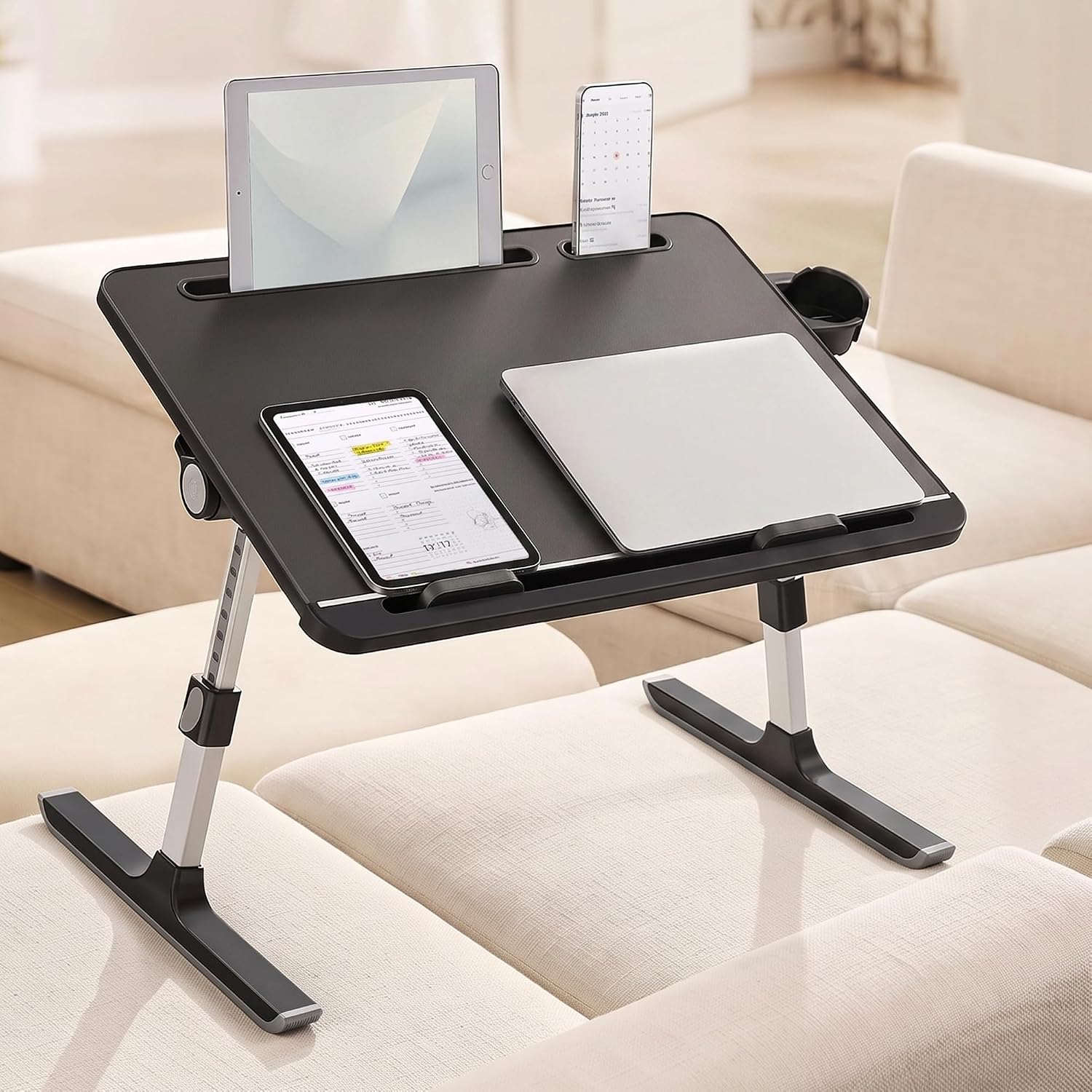 Detalle de SONGMICS HOME Adjustable Laptop Desk, 55.1 lb Capacity
