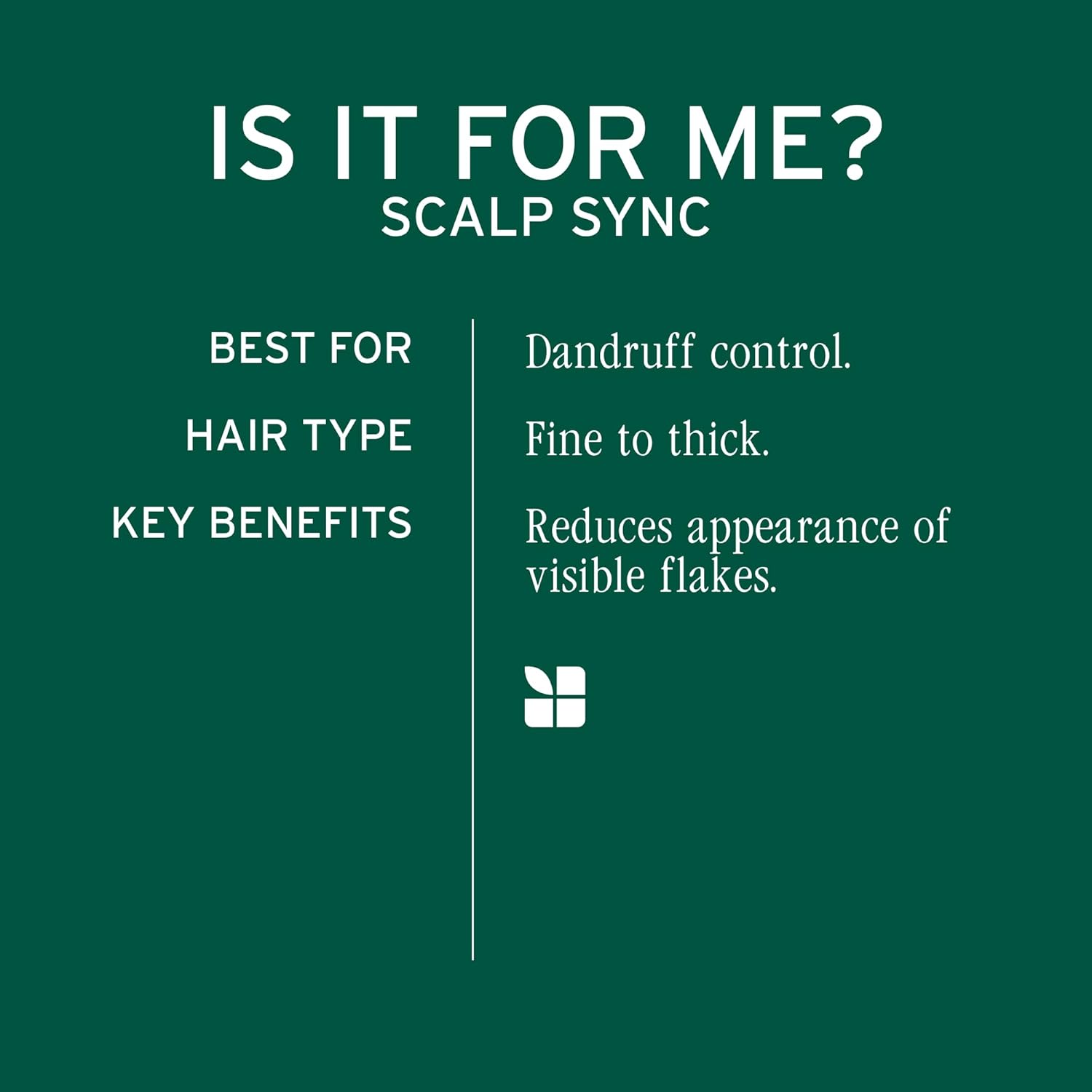 Thumbnail 4 de Biolage Scalp Sync Anti Dandruff Shampoo (400ml) – tea blend formula for visible flake control