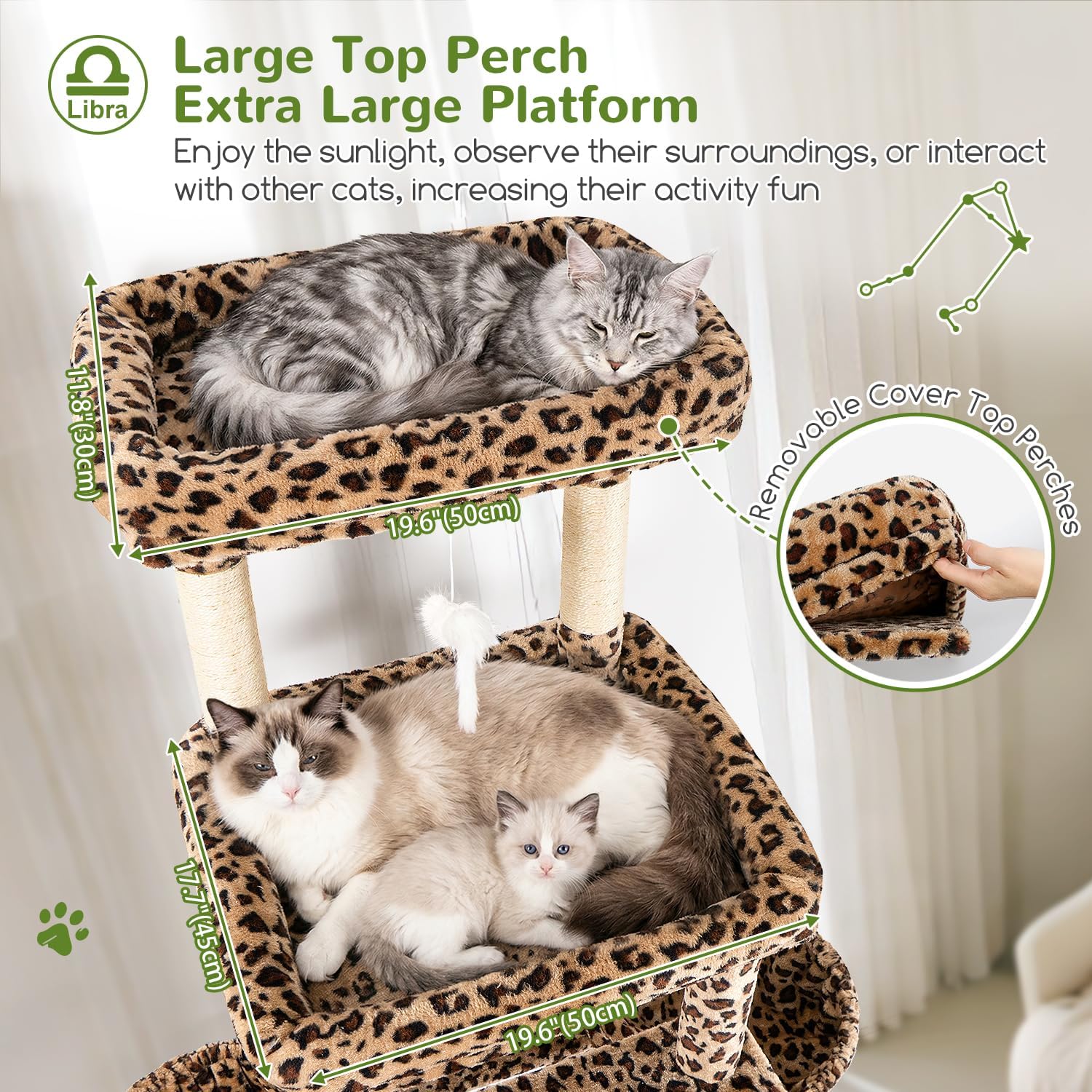 Detalle 2 de Globlazer Cat Tree, 78-Inch