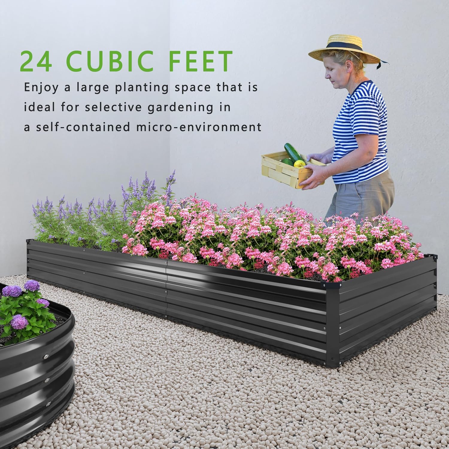 Thumbnail 6 de DIIYIV Raised Garden Bed, 12-Inch Height
