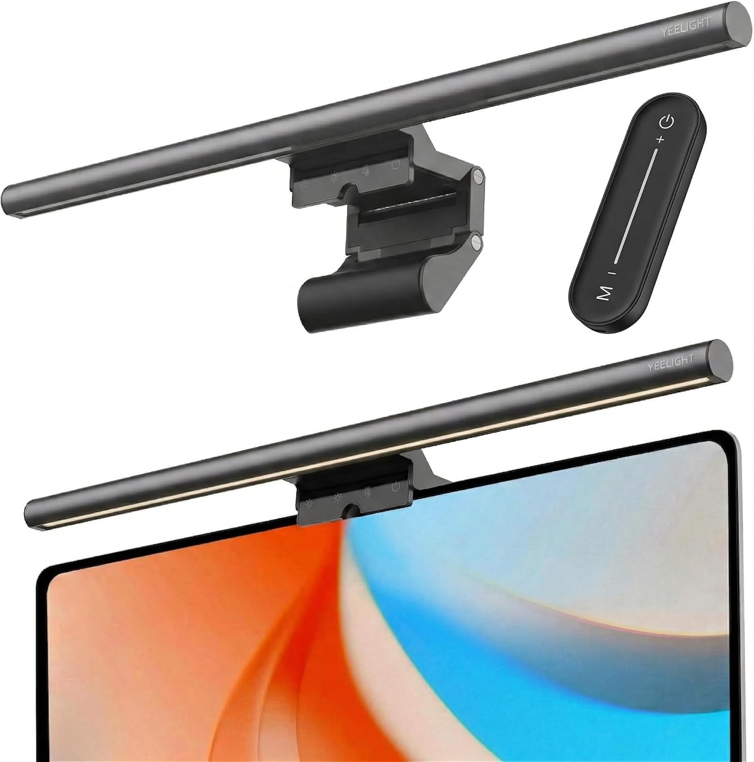 Detalle de Yeelight Monitor Lampe LED mit Fernbedienung & Touch Control – 40 cm Lichtleiste für den Bildschirm
