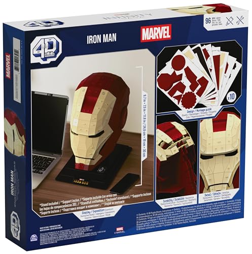 Thumbnail 9 de PUZZLES 4D CASCO IRON MAN Rompecabezas 3D 24,6 cm 🧩