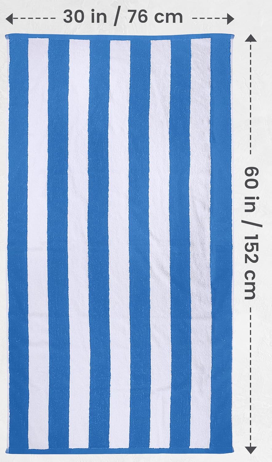 Detalle 2 de Utopia Towels - Toallas de Playa Rayadas, Paquete 4 🏖