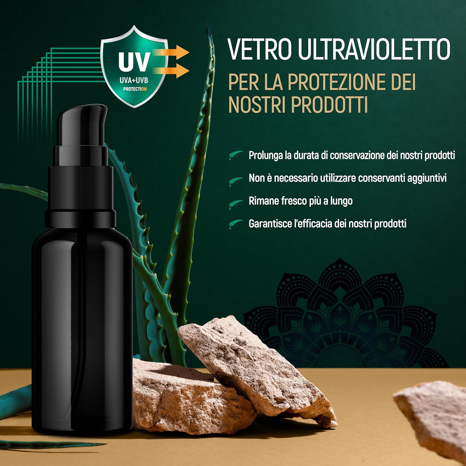 Thumbnail 2 de Set viso biologico 3x30 ml – siero vitamina C + retinolo, ialuronico e aloe vera, uso completo per viso, collo e décolleté