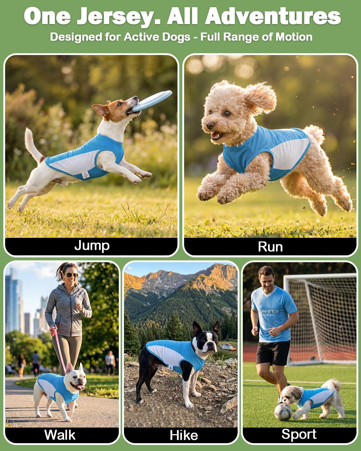 Detalle de CuteBone Dog Tank, Stretch Sport Fabric