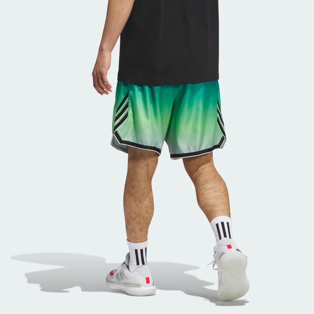 Detalle 2 de Pantalón corto adidas Crazy Lite AOP — Verde