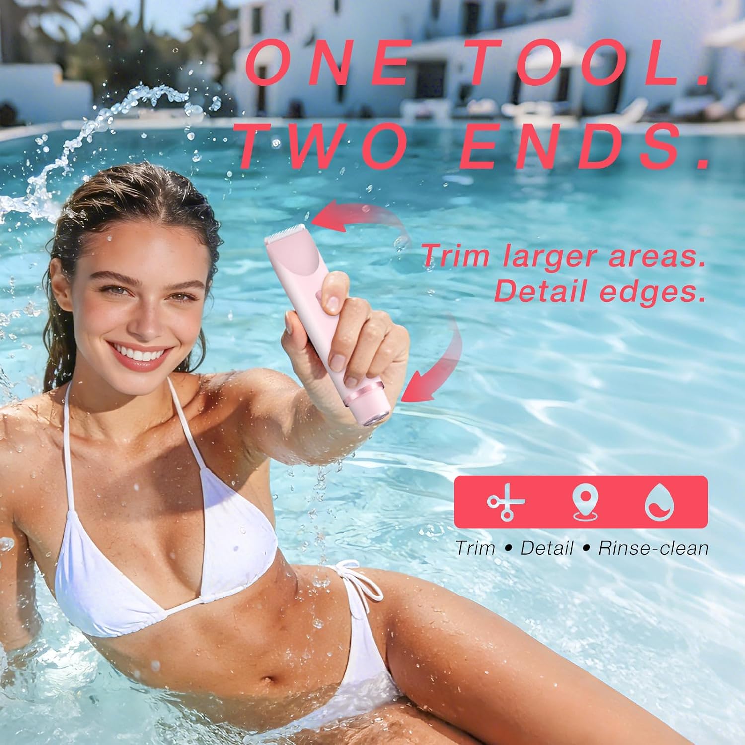 Thumbnail 1 de Fanovae Bikini Trimmer Women: Gentle, USB‑C Rechargeable Wet & Dry Shaver for Sensitive Areas