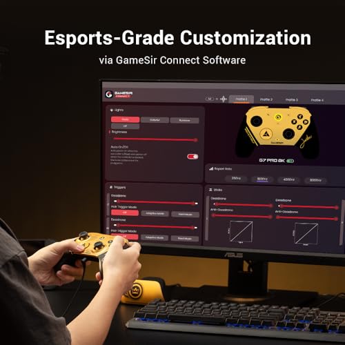 Thumbnail 6 de GameSir G7 Pro 8K PC Wireless Gaming Controller (Gen 2 TMR Joysticks)