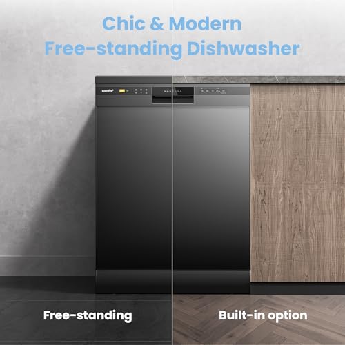 Detalle 2 de COMFEE' Freestanding Dishwasher 60cm, 13 Place Settings, Black