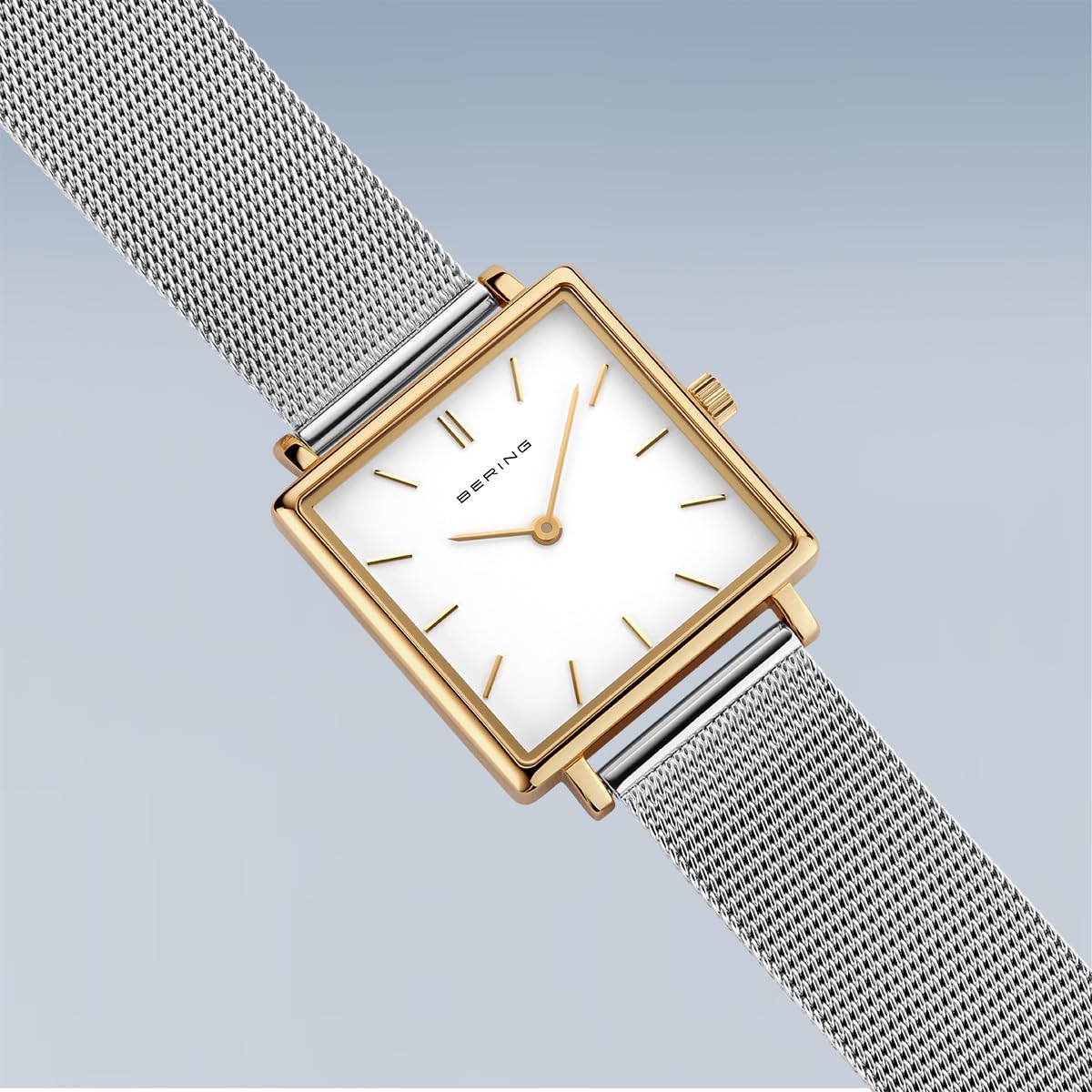 Thumbnail 2 de BERING 18226-334 Montre Femme Classic 26 mm – acier inoxydable doré, cadran blanc, bracelet Milanais