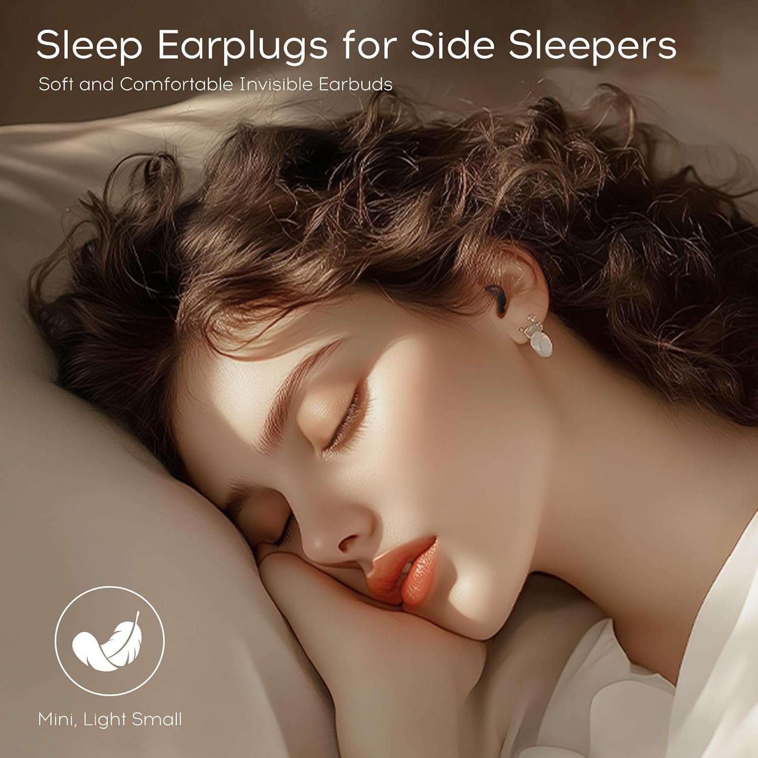 Detalle de sunvito Sleep Earbuds Bluetooth 5.4