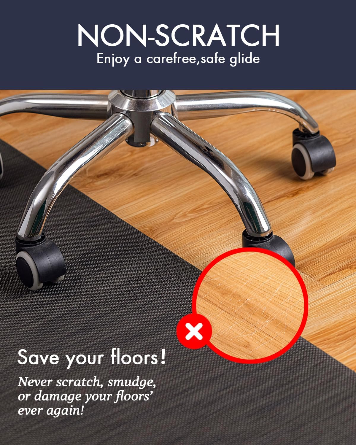 Detalle 2 de Baroyal Office Chair Mat 36 x 48