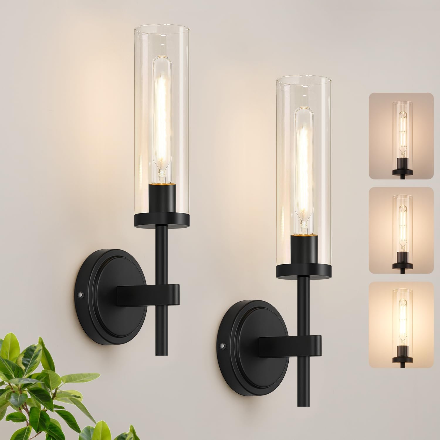 Detalle de Rechargeable Wall Sconces, Set of 2