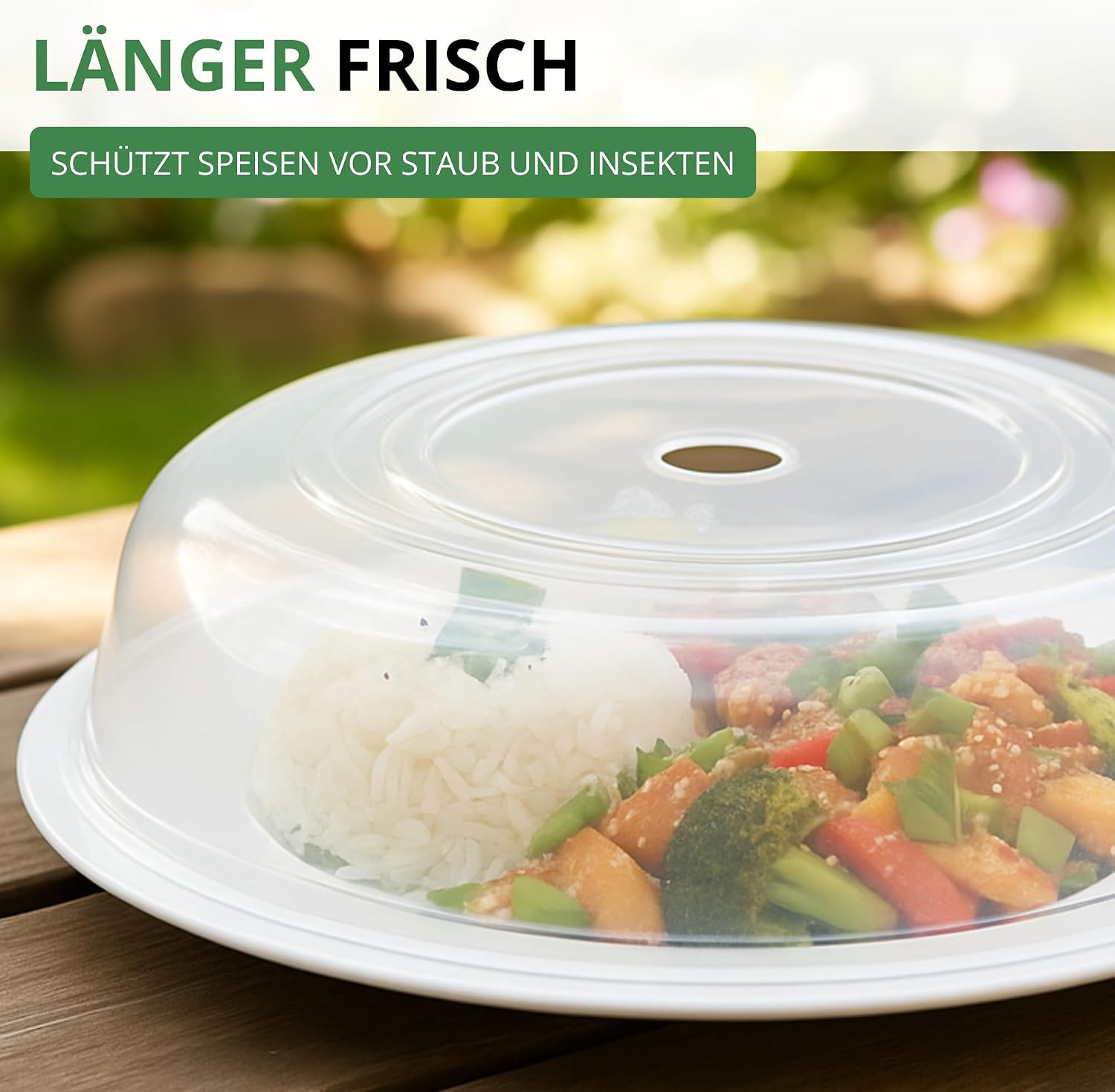 Thumbnail 3 de Westmark Mikrowellen-Abdeckhauben, 2er-Set, Durchmesser 25 cm – Transparent