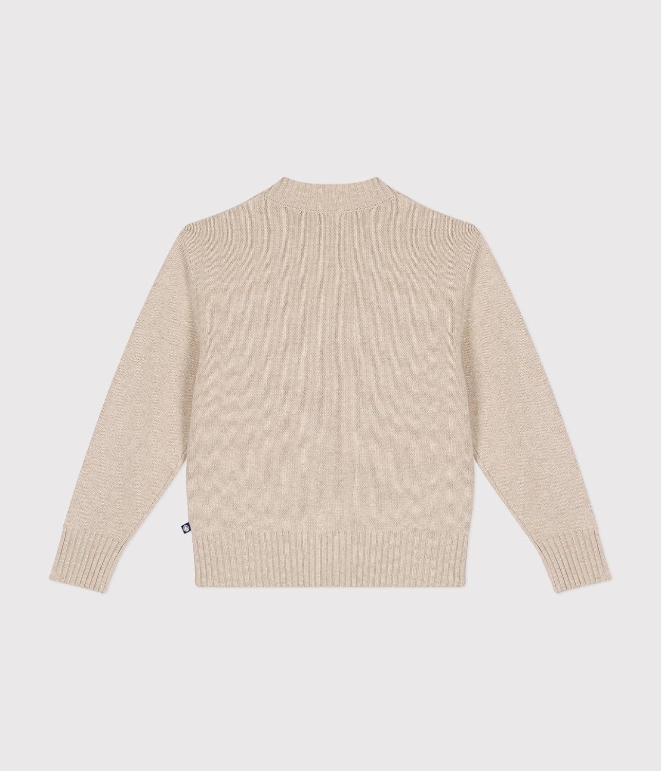 Thumbnail 4 de Petit Bateau A0b1d Pull Manches Longues Femme – Tricot laine et coton