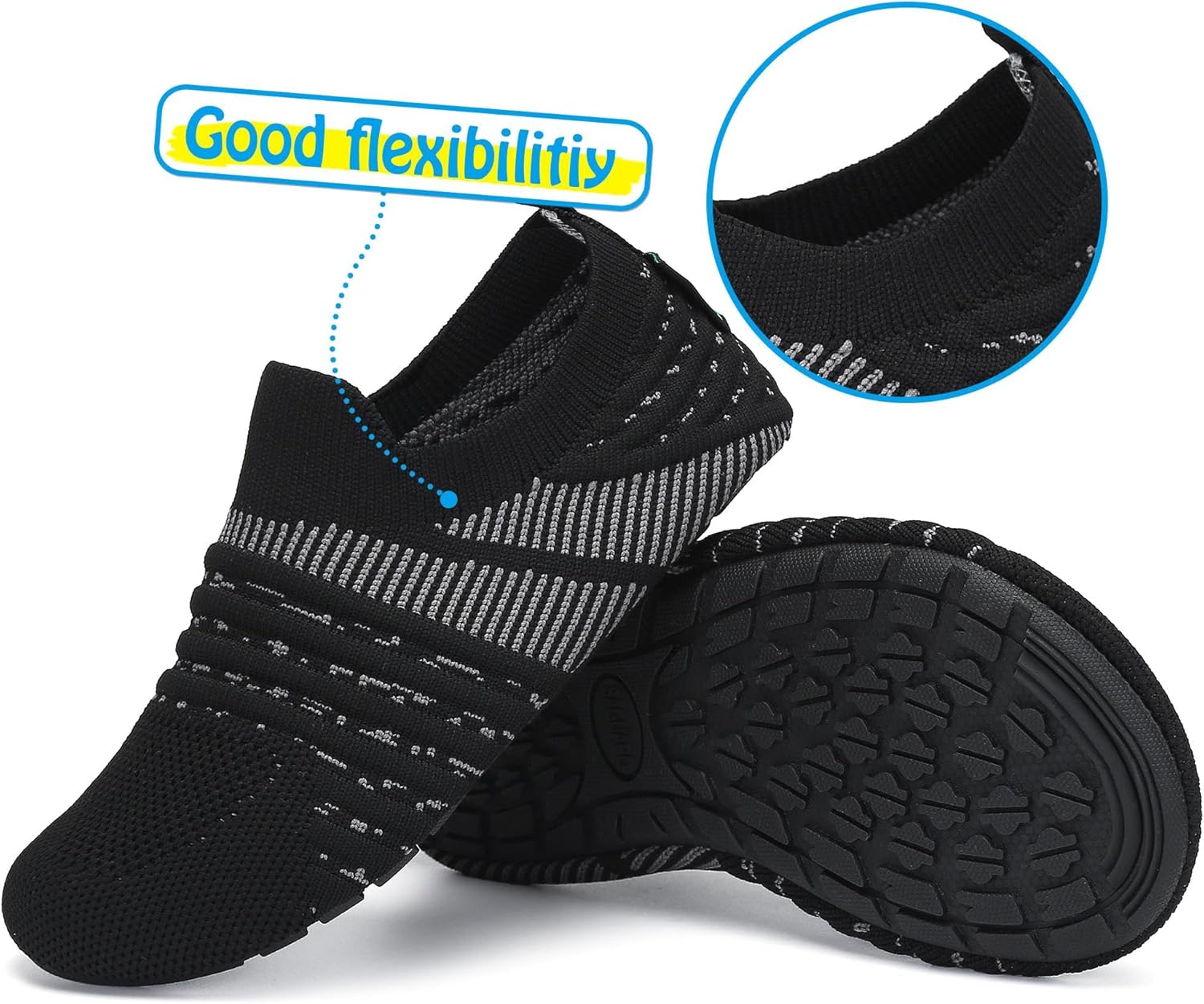 Thumbnail 2 de SAGUARO Chaussures Aquatiques Enfant – respirantes, légères et anti-dérapantes (Taille EU 18–37)