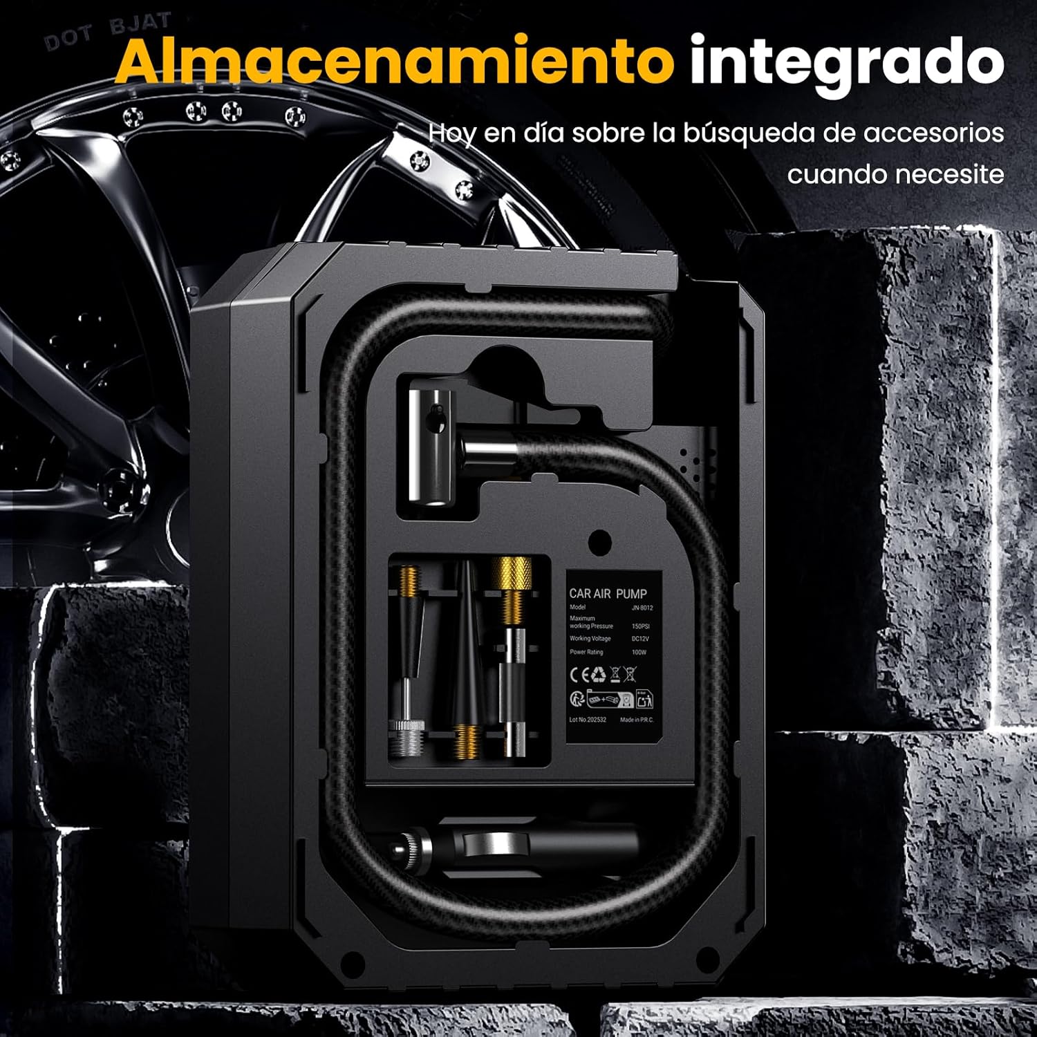 Thumbnail 6 de Ipflin Inflador Ruedas Coche 12V 150 PSI