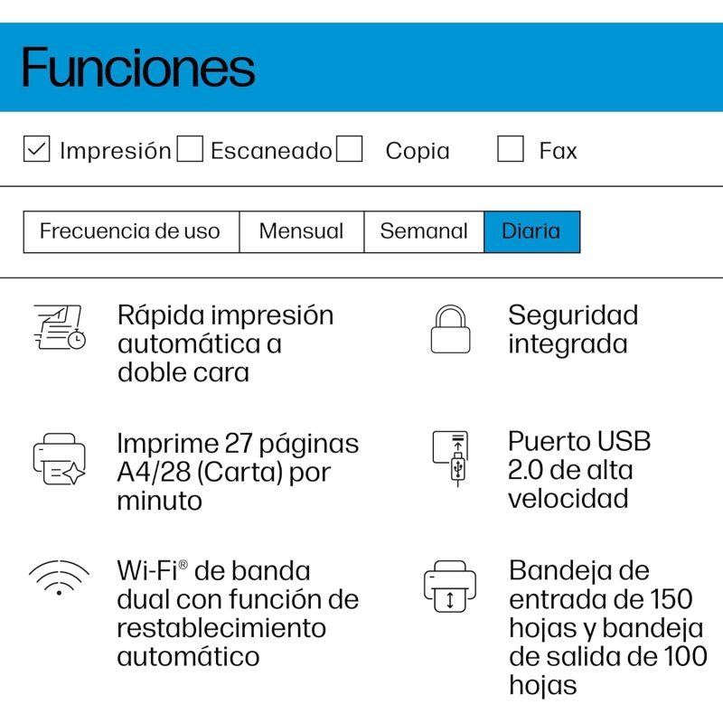 Thumbnail 1 de HP LaserJet SFP M207dw Impresora Láser Monocromo WiFi 🖨