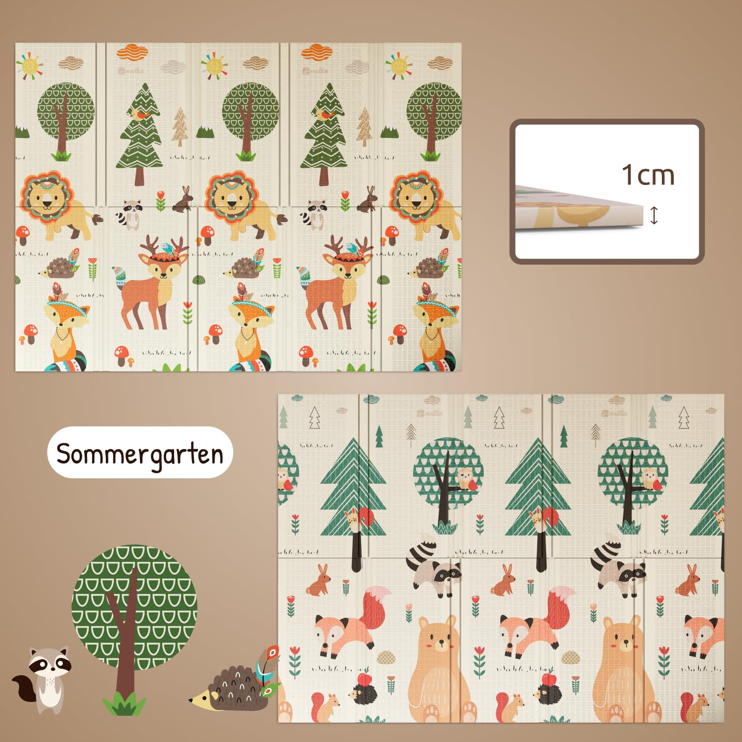 Thumbnail 4 de Mallie Spielmatte Baby 180x150 cm