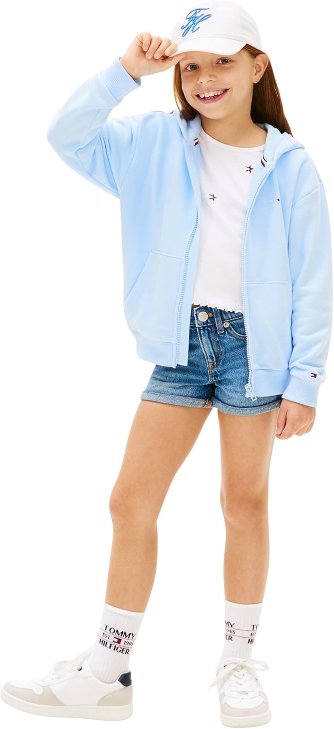 Thumbnail 6 de Tommy Hilfiger Mini Corp Zip Through Hoodie Ks0ks00726 – Felpa unisex Bambini e Ragazzi