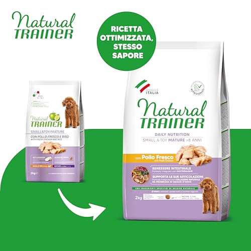 Detalle de Trainer Natural Cibo per Cani Small and Toy Mature con Pollo, 2 Kg