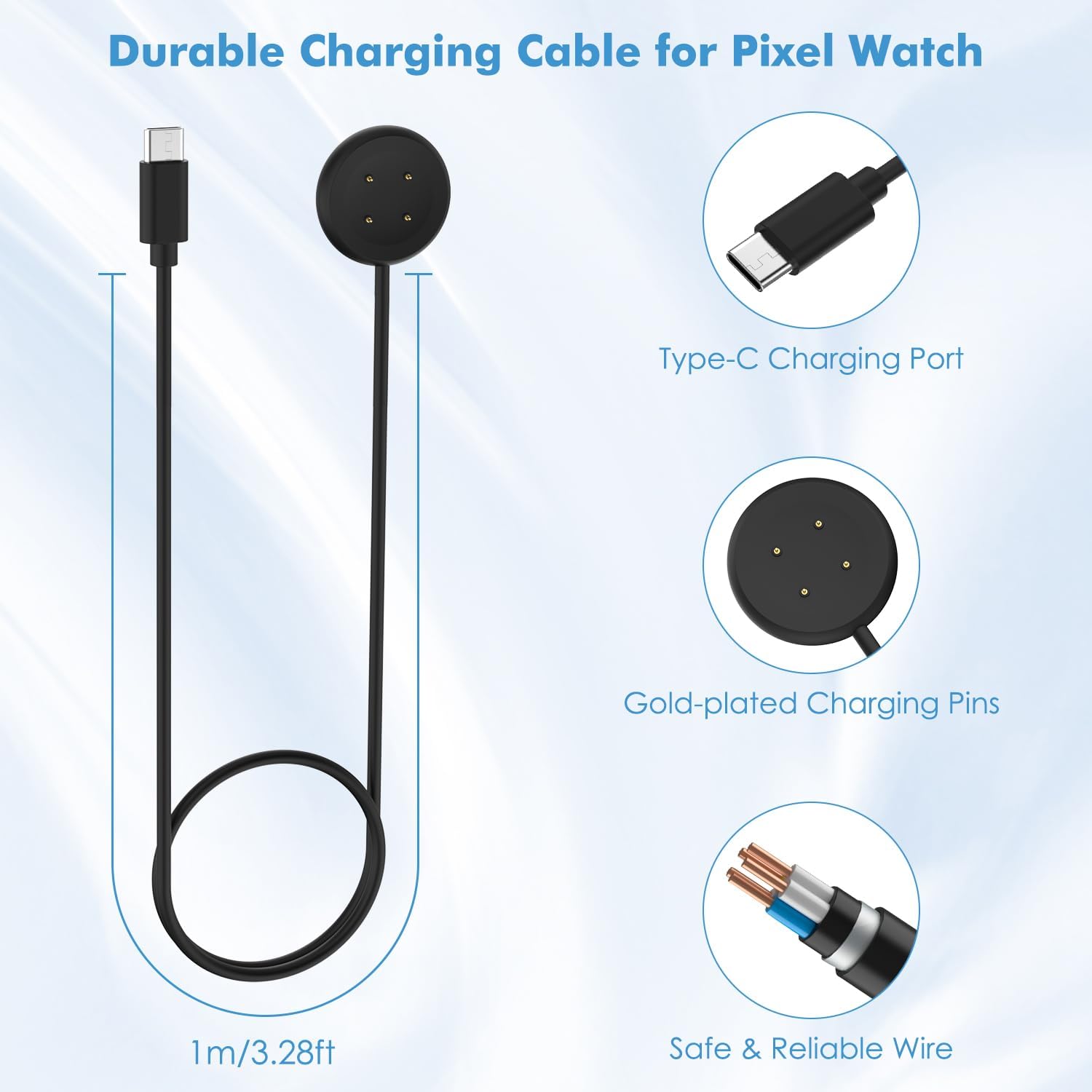 Thumbnail 4 de MoKo Charger for Pixel Watch 3/2