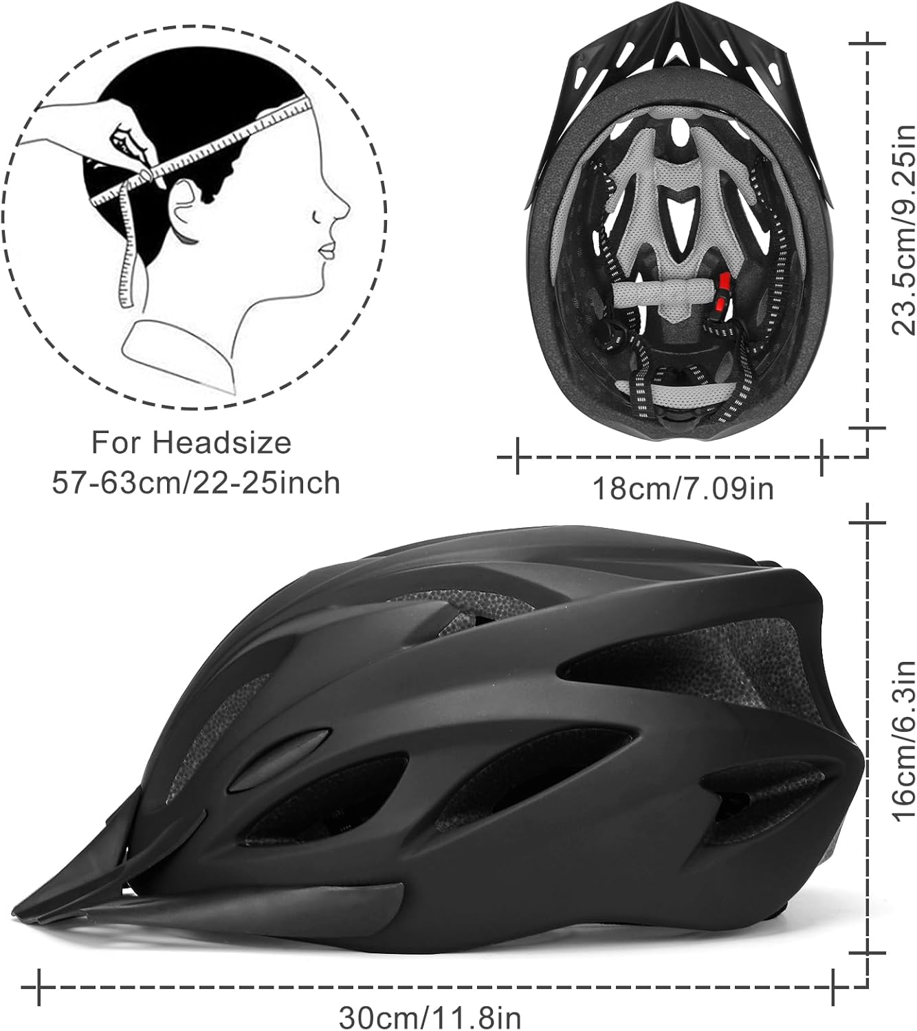 Thumbnail 2 de RaMokey Cycle Helmet 18 vents 58-62cm