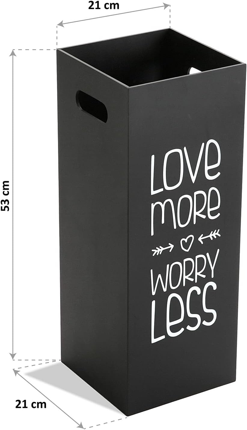 Thumbnail 4 de Versa Fluor Paragüero Moderno en MDF Negro y Blanco ☂