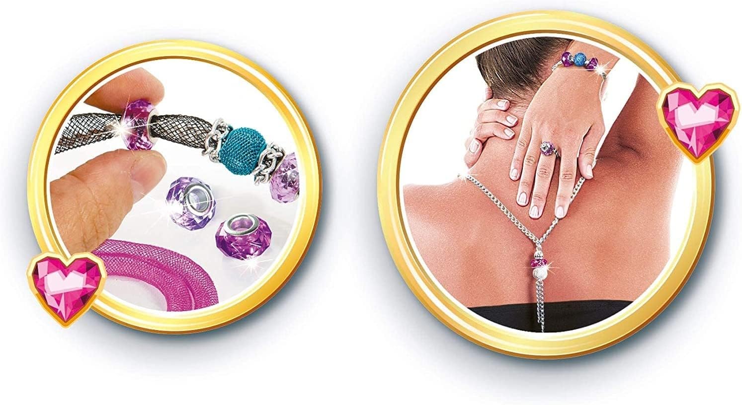 Thumbnail 2 de Clementoni 18598 Crazy Chic Fashion & Jewellery – Coffret Bijoux pour Filles, Sac à Main Enfant