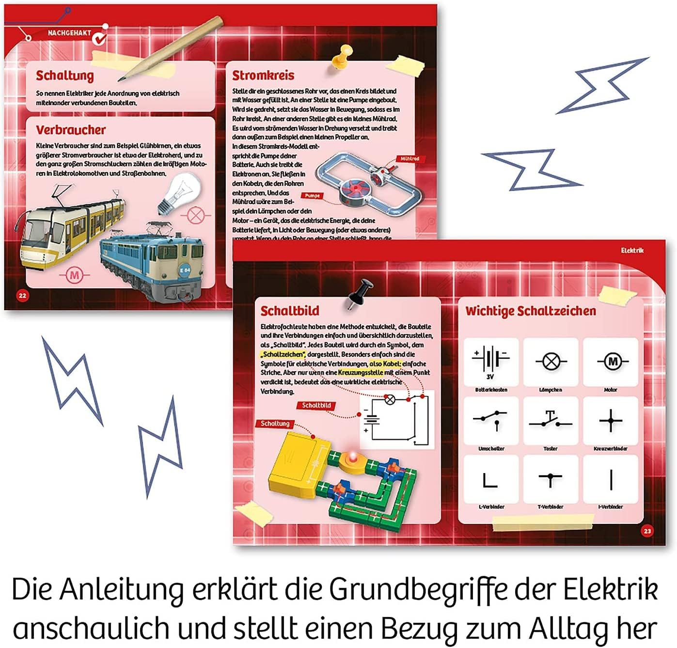 Thumbnail 5 de KOSMOS 620639 Elektro & Co. Elektro-Wissen leicht gemacht – Einsteiger-Experimentierkasten für Kinder ab 8–12 Jahre