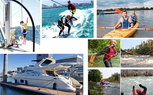 Detalle 2 de NorthPada Kletterseil 8 mm × 30 m – 9 kN Arbeitslast, wasserdicht, frostbeständig, orange
