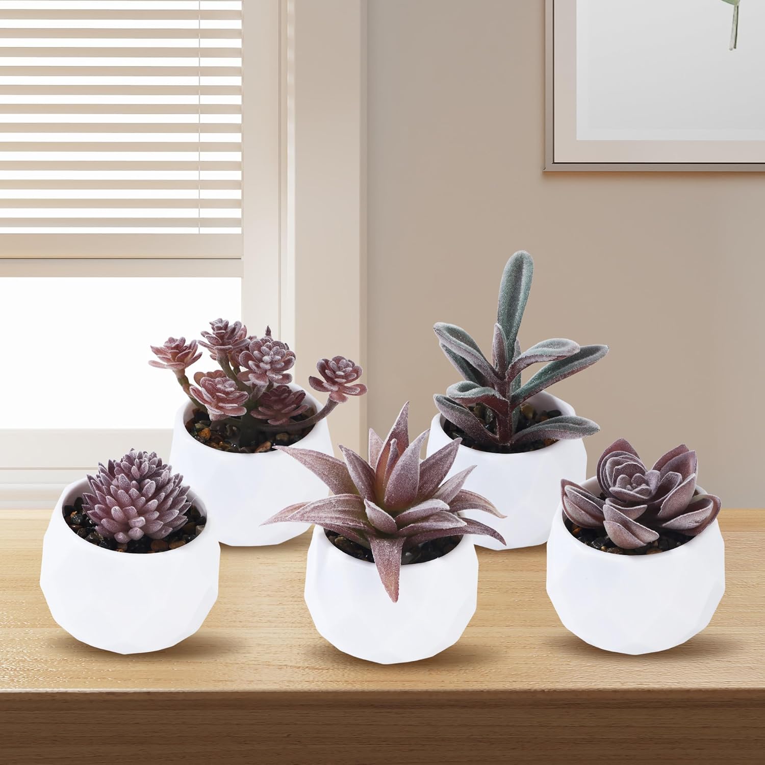 Thumbnail 5 de BUCOMTU 5Pieces Plantes artificielles 5 pcs