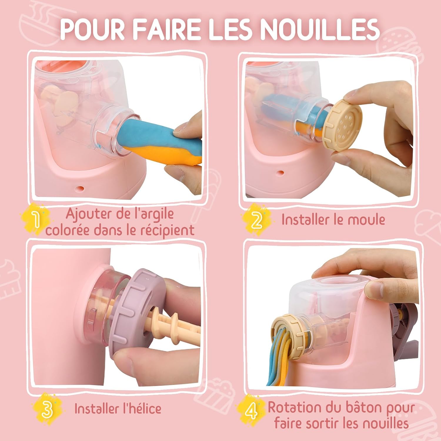 Thumbnail 4 de JONRRYIN Pâte à modeler 65 pièces