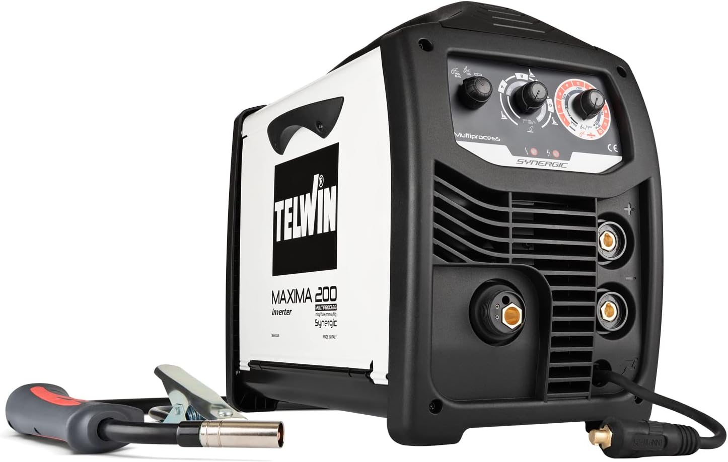 Thumbnail 3 de Telwin MAXIMA 200 SYNERGIC: Saldatrice inverter a filo 4 processi in 1 per uso domestico e professionale