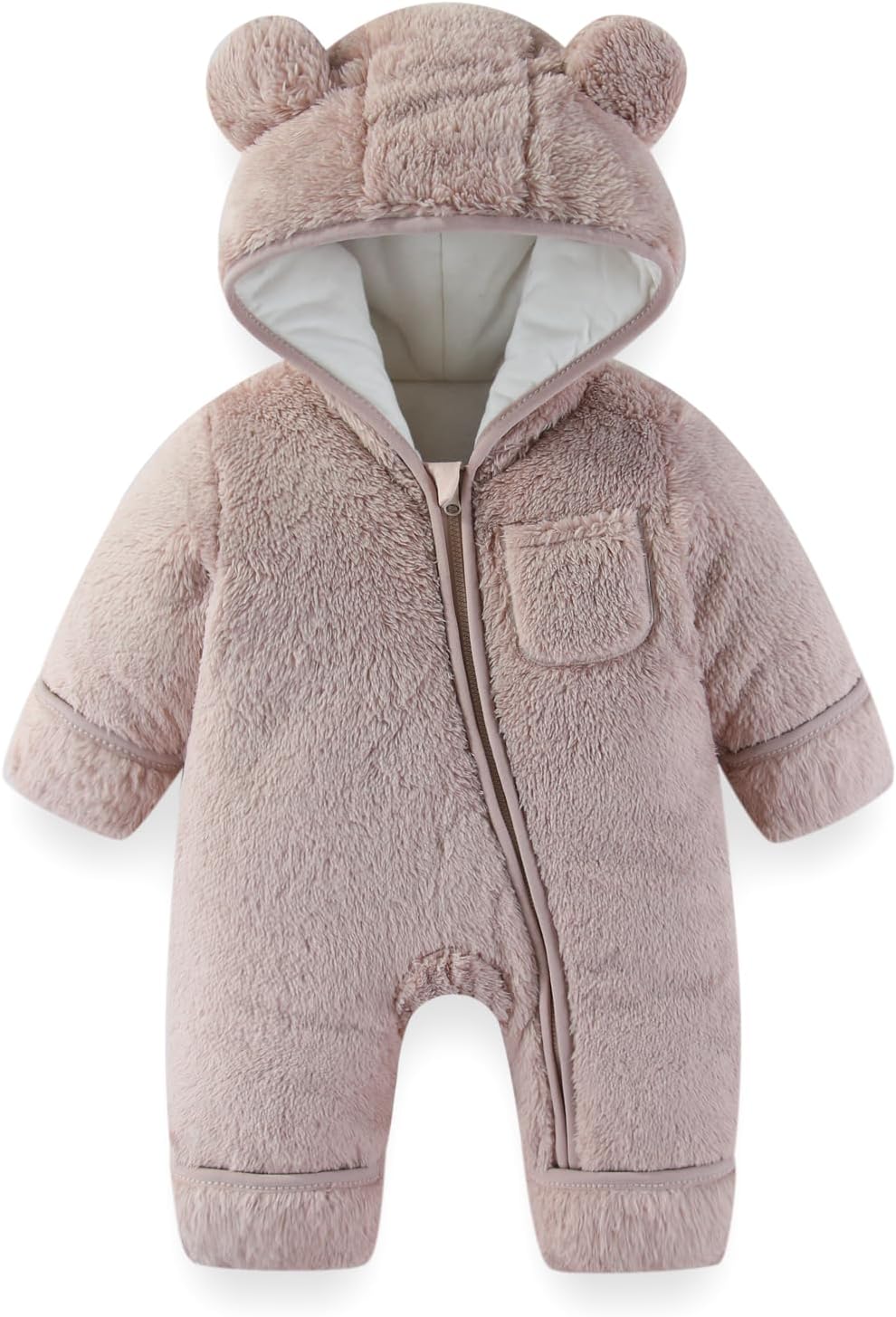 Thumbnail 6 de Fairy Baby Newborn Bear Hooded Footed Snowsuit with Foldable Mittens & Footmuffs