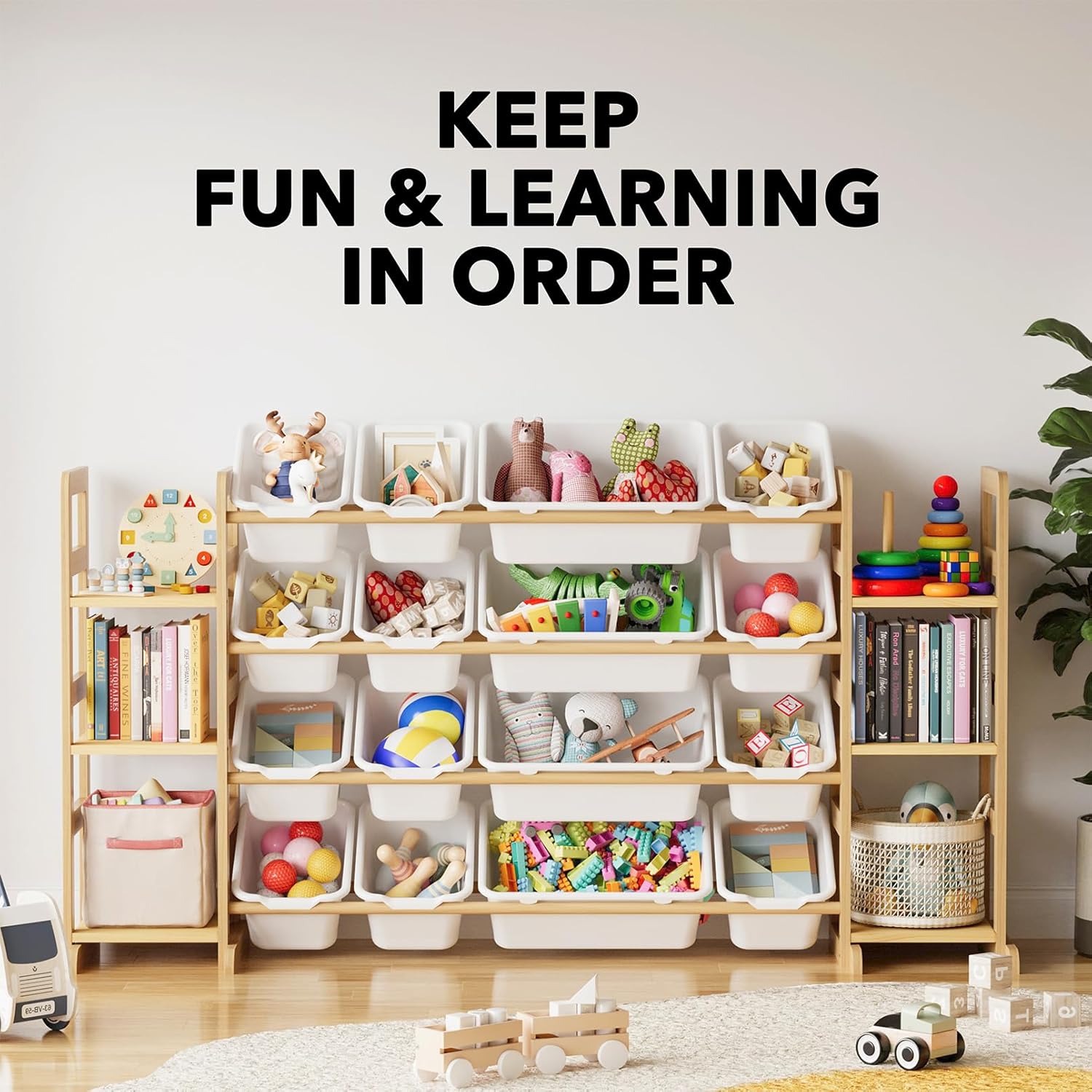 Thumbnail 5 de SpaceAid Toy Storage Organizer 6 Shelves