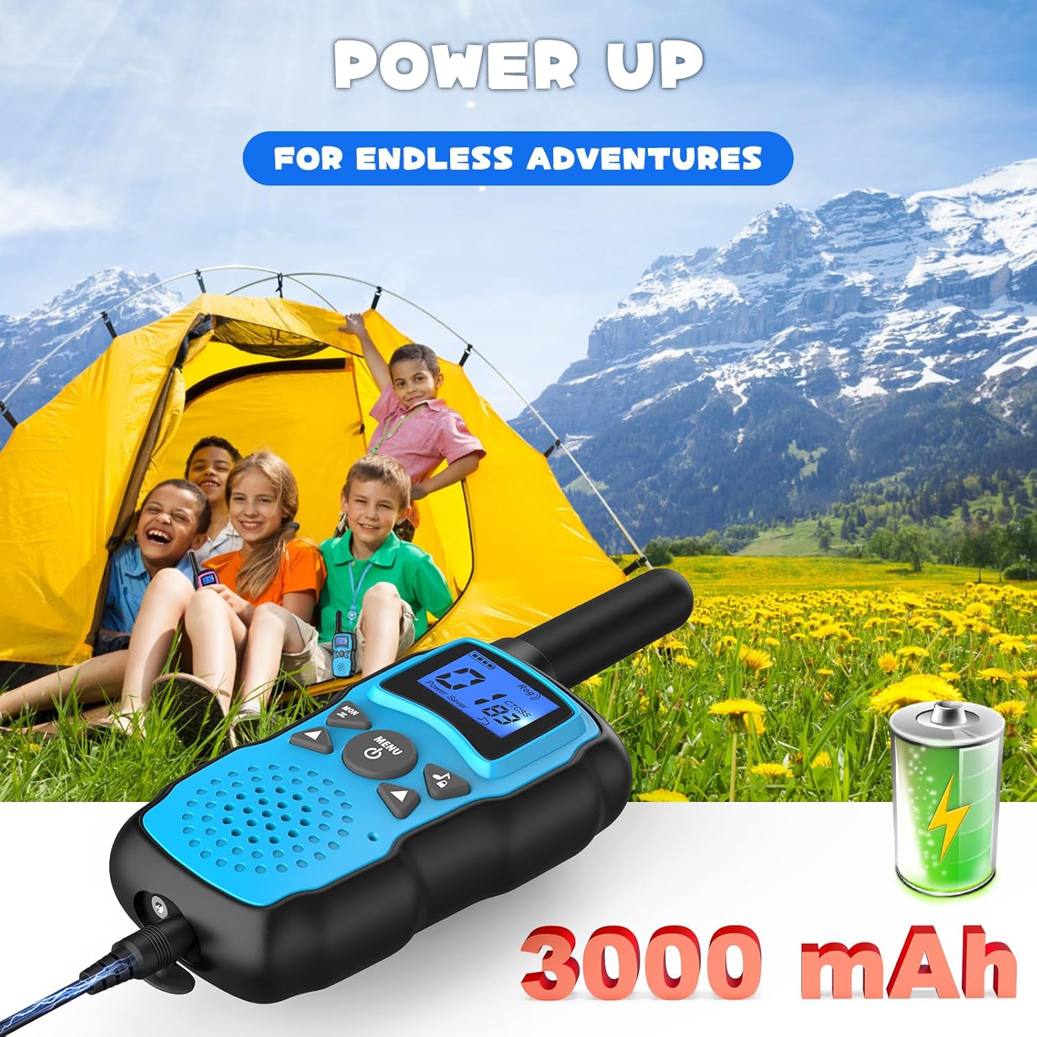 Detalle 2 de Wishouse Walkie Talkies Rechargeable for Kids