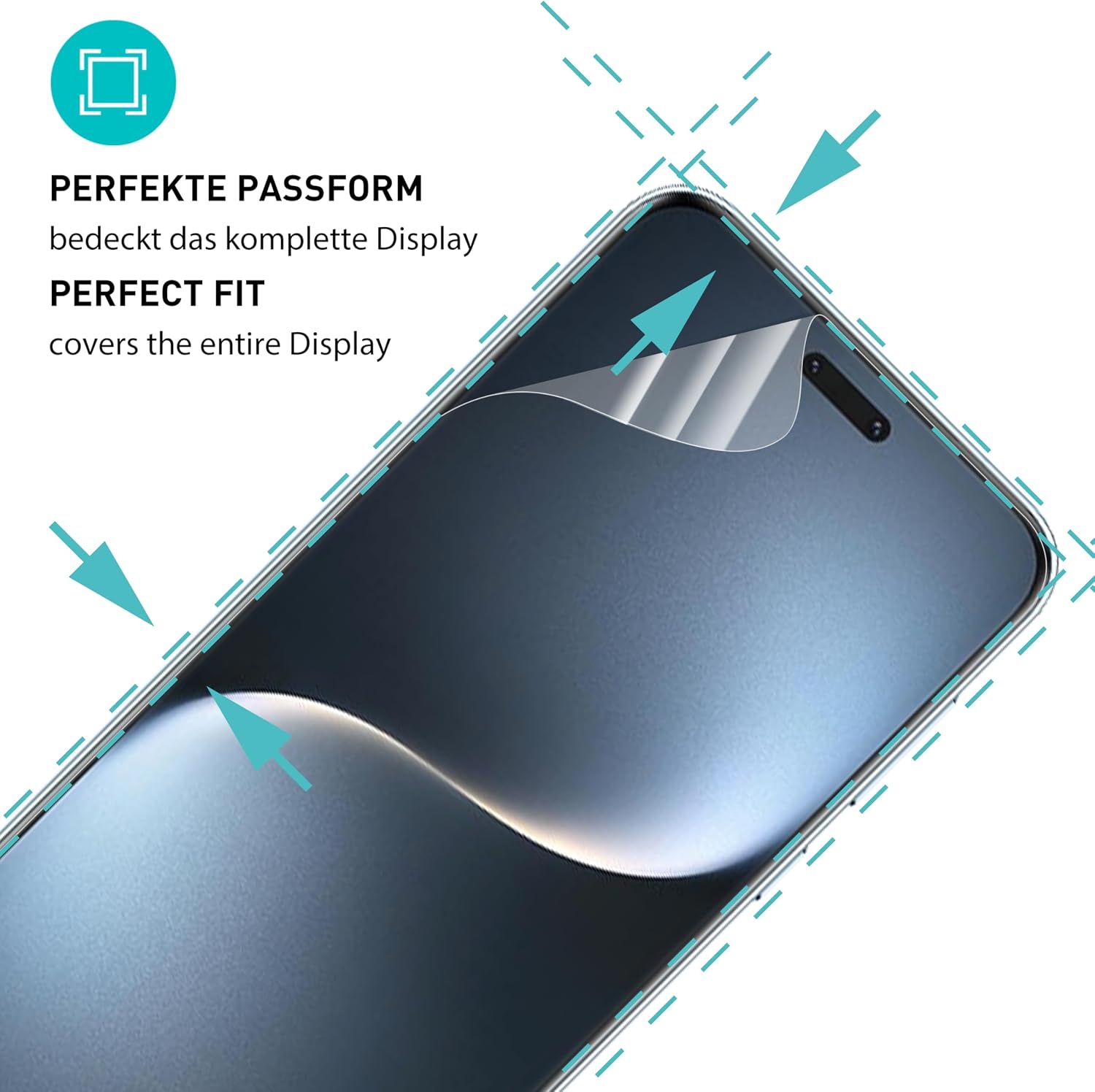 Detalle 2 de SmarTect TPU Screen Protectors for Honor Magic 7 Pro, 2-Pack, Clear