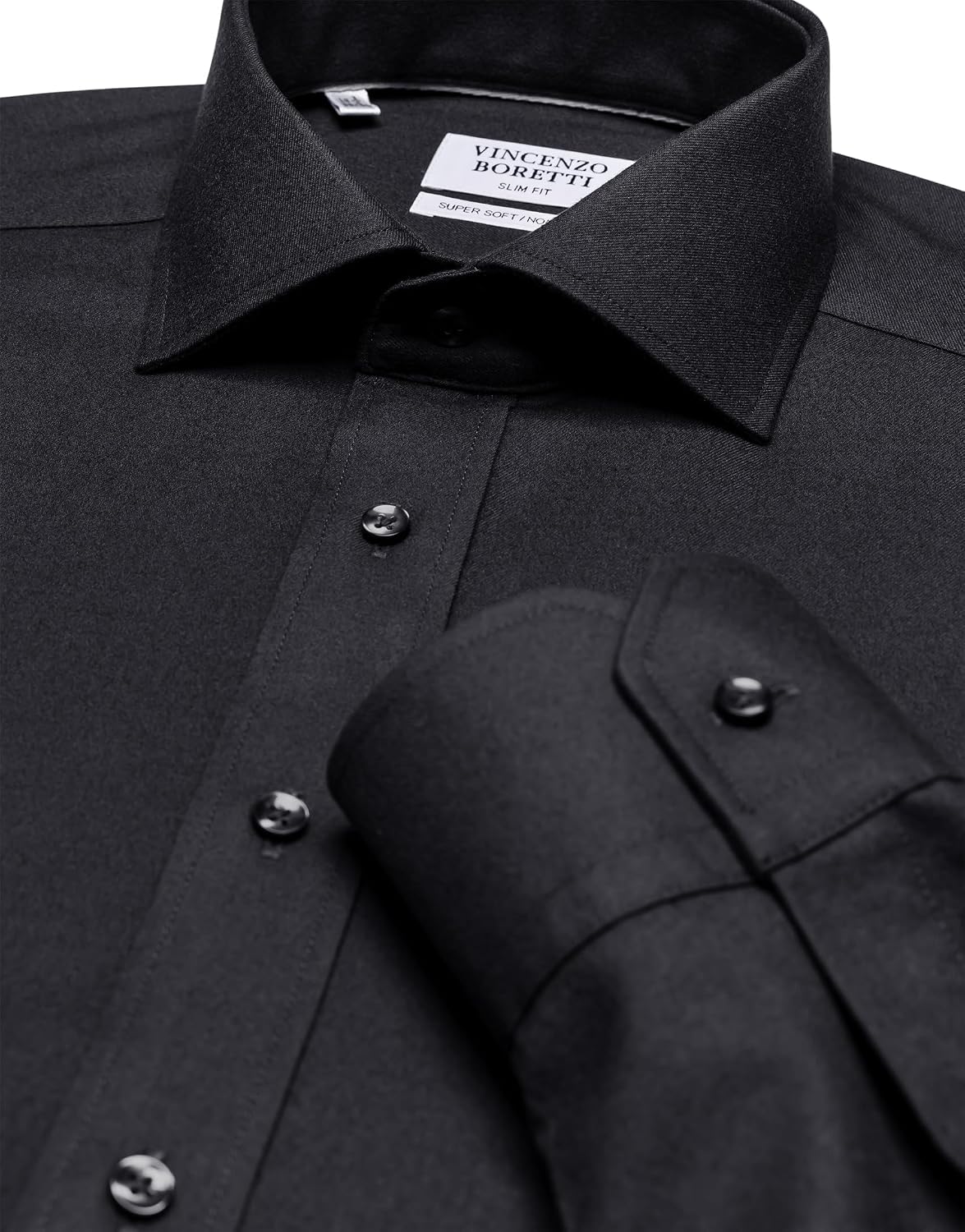 Detalle 2 de Vincenzo Boretti Chemise Slim-fit infroissable đ