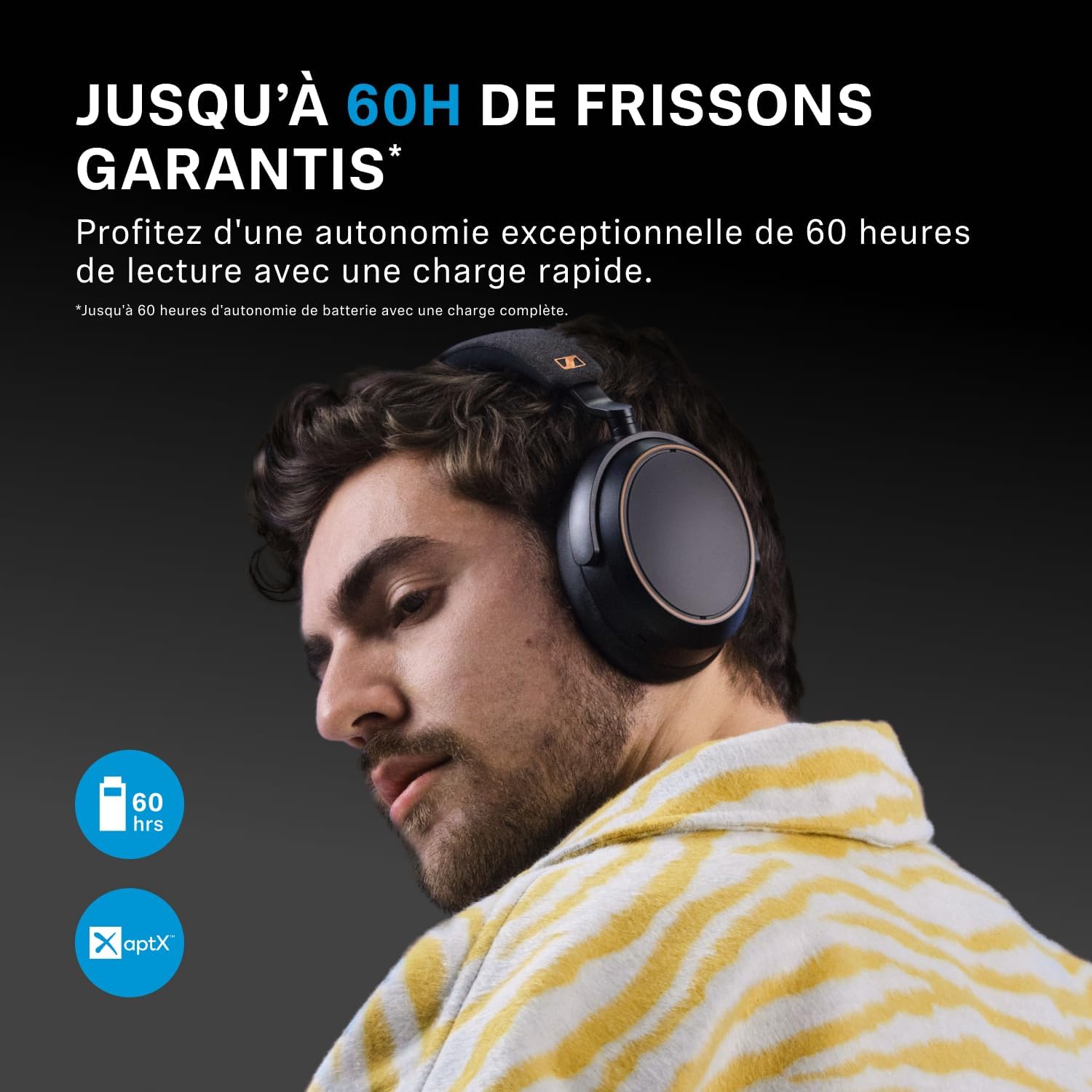Detalle 2 de Sennheiser MOMENTUM 4 Casque Sans Fil ANC