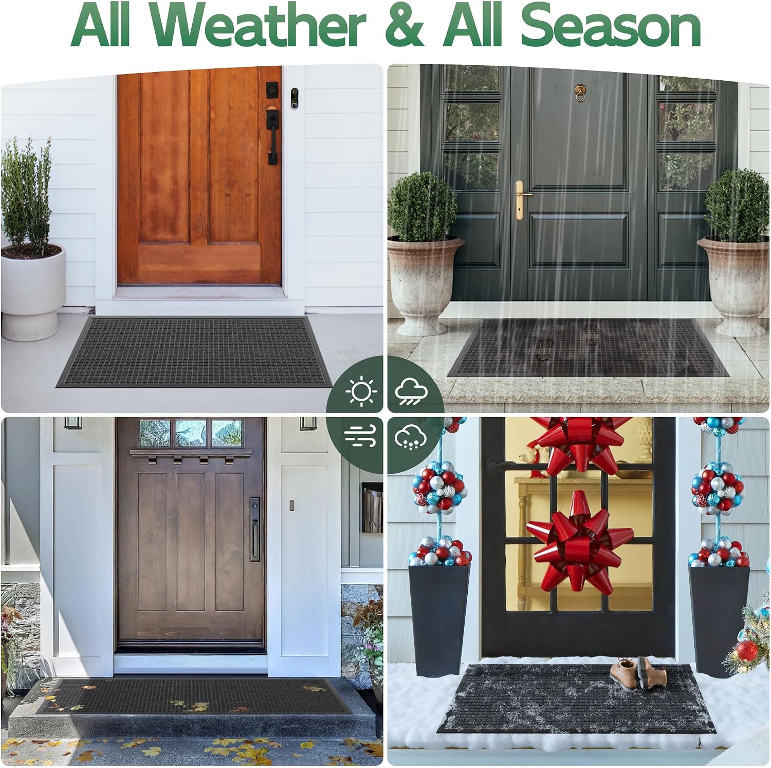 Thumbnail 6 de 100pointONE 72 x 48-Inch Outdoor Doormat, Woven Polypropylene, Low Profile